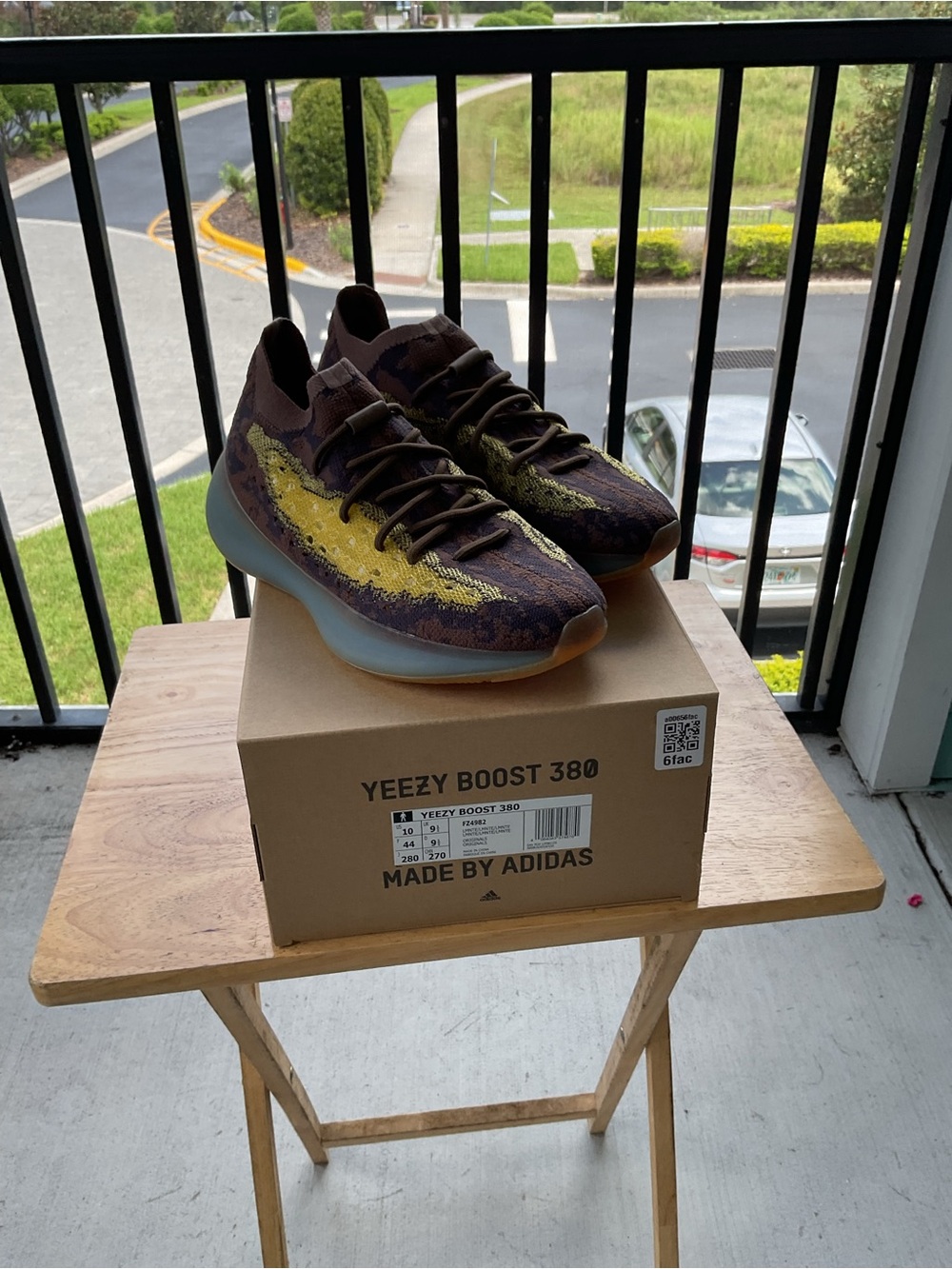 Adidas Yeezy Boost 380 Men’s Sneakers - Brown & Yellow LMNTE